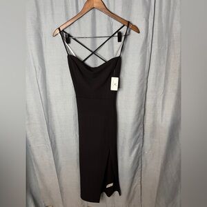 Windsor Black Strapless Dress